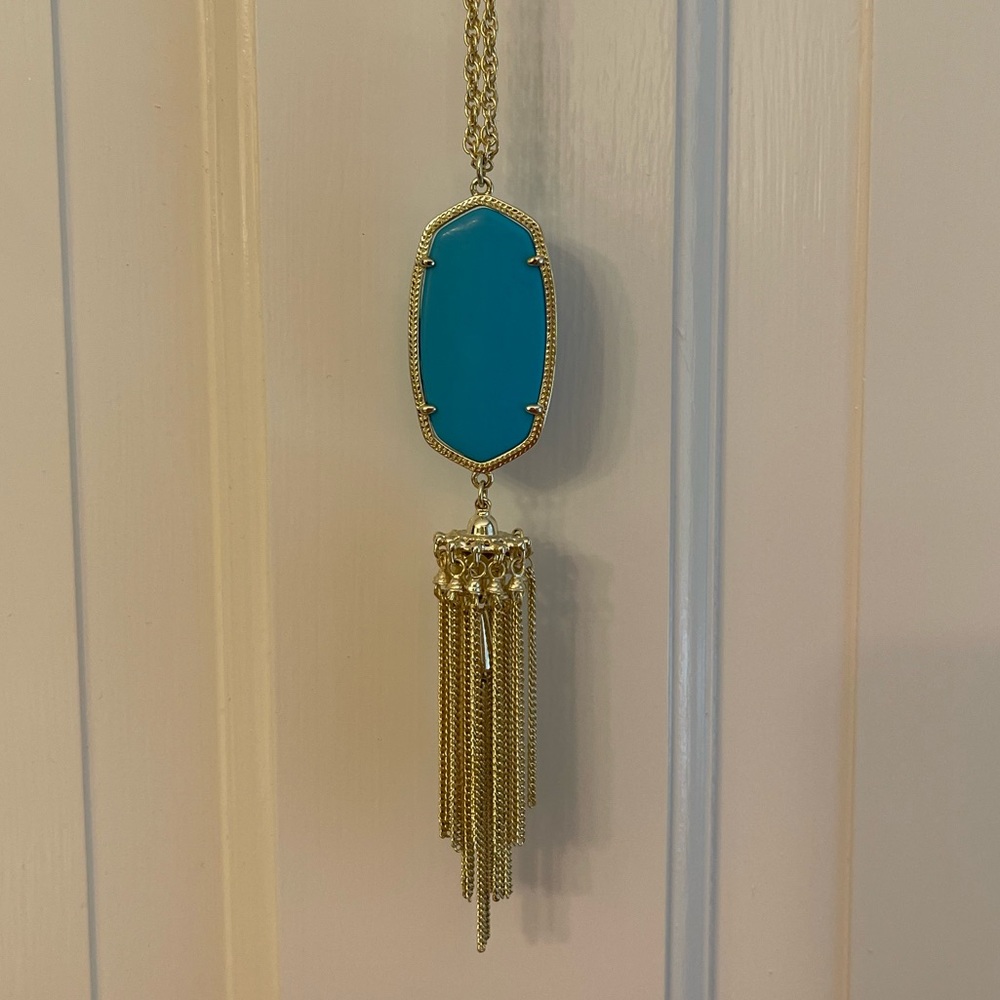 Kendra Scott turquoise pendant necklace